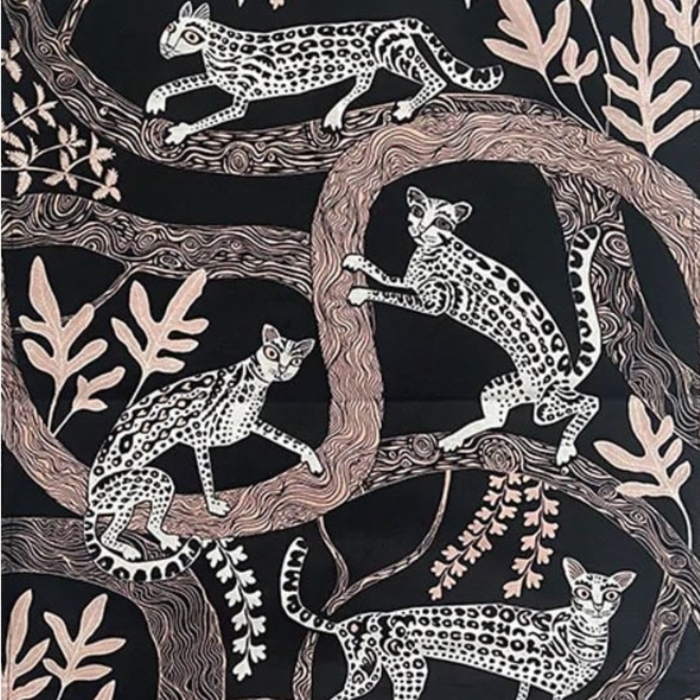 African print Cotswold trading cotton tea towel from london